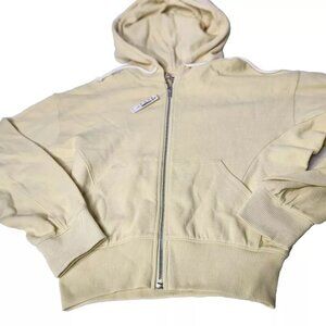 Madewell Women's Size XS Hooded Yellow Sweatshirt